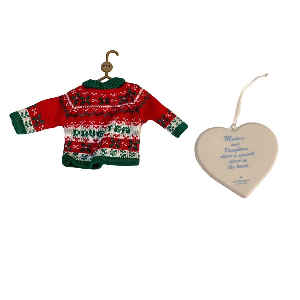 Vintage Hallmark Keepsake Ornaments Lot of 4 Daughter Mother New In Boxes‎ - Picture 4 of 6